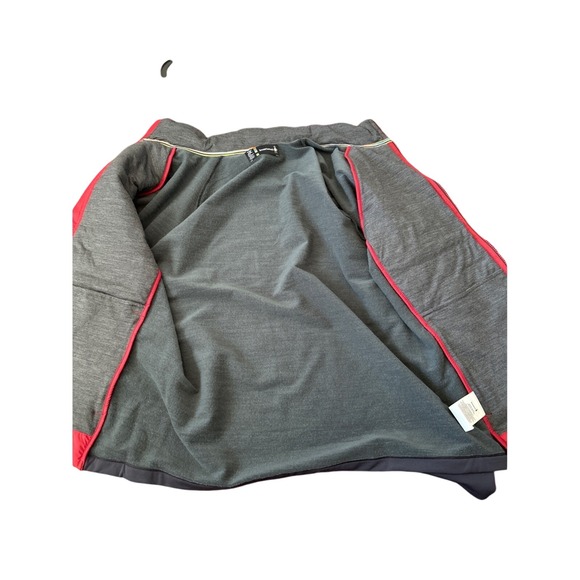 Smartwool Men's Hybrid Puffer Jacket Red Grey Full Zip Athletic Size L - Picture 8 of 10